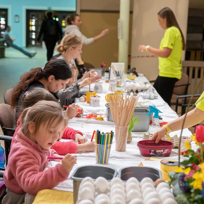 Velikonoční hopsaní v CENTRU BABYLON Liberec