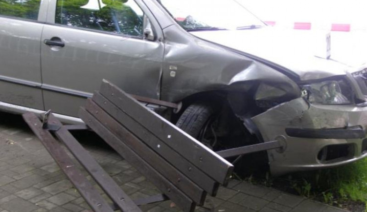 Škoda Fabia krátce po nehodě. Foto: Policie ČR