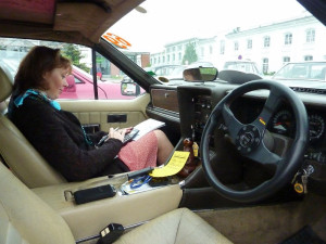 Spolujezdec neustále počítá...