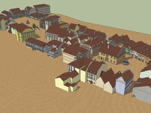 Pohled na celý model