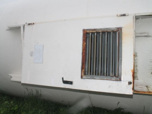 Vykradená větrná elektrárna