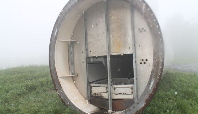 Vykradená větrná elektrárna