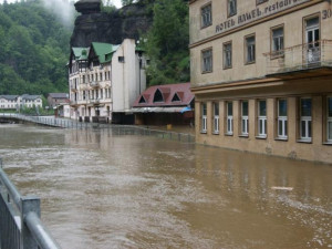 Hřensko. I sem může jít pomoc z Liberecka. Foto: HZS UK
