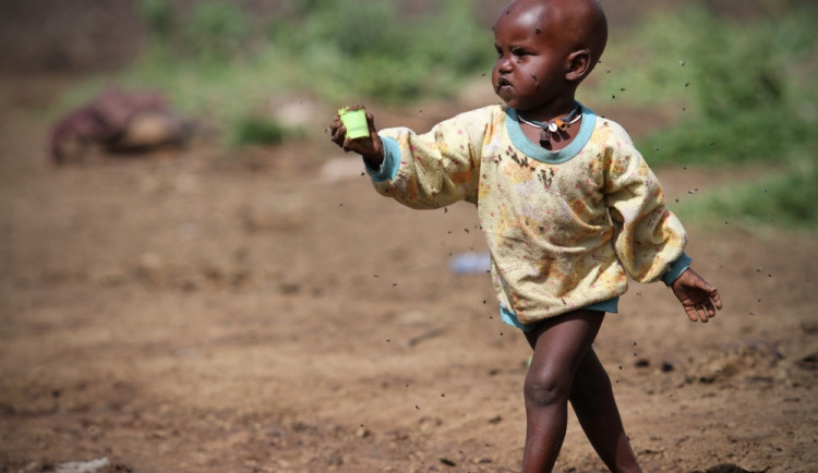 Dítě z kmene Masajů