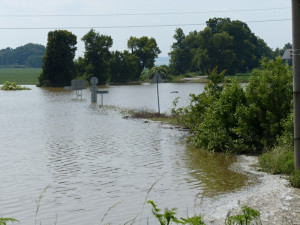 Fotografie, které pořídili liberečtí hasiči v obcích Kly a Hořín. Foto: HZS LK Zdenka Štrauchová