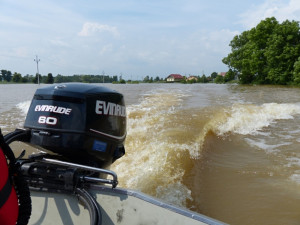 Fotografie, které pořídili liberečtí hasiči v obcích Kly a Hořín. Foto: HZS LK Zdenka Štrauchová