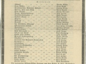 Divadelní program z roku 1931.