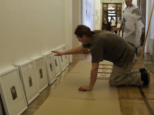 Instalace výstavy A. Dürera. Foto OGL (2)