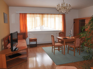 Interiér jednoho z bytů na prodej.