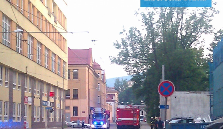 Zásah hasičů v Tatranské ulici.