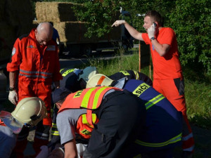 Cyklista si v neděli poranil hlavu na singltreku