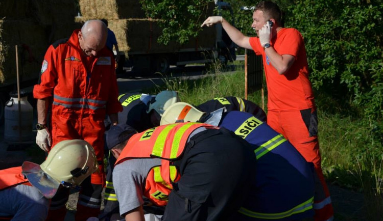 Zásah záchranářů. Ilustrační foto: ZZSLK/Stanislav Mackovík