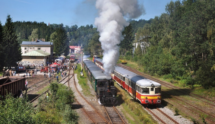 Oslavy Zubačky se odehrají hlavně v Kořenově. Foto: Železniční společnost Tanvald