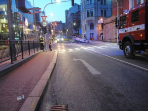 Nehoda Citroenu. Foto: Policie ČR