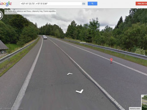 Tady vás radar bude fotografovat.