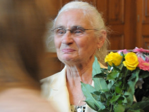 Paní Karin byla ze zlaté svatby dojatá. Foto: MML