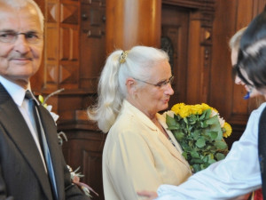 Zlatá svatba manželů Dobrých. Foto: MML