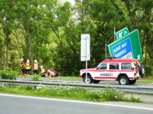 Nehoda u Makra. Foto: Michael Daněk