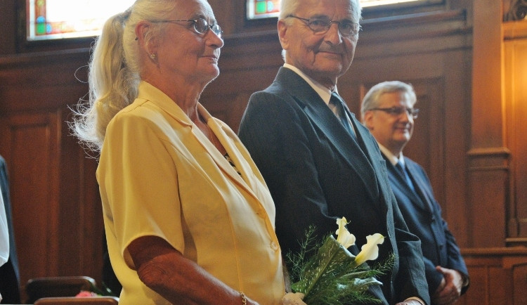 Manželé Dobří oslavili zlatou svatbu. Foto: MML