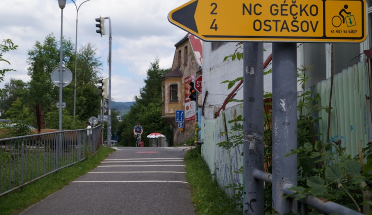 Začátek cyklotrasy. Foto: MML/Jan Král
