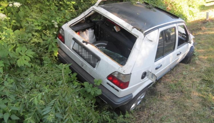 Nehoda u Rozstání. Foto: Policie ČR