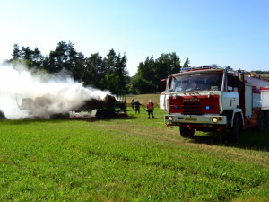 Požár v Hlavici. Foto: HZS LK
