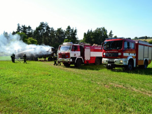 Požár v Hlavici. Foto: HZS LK