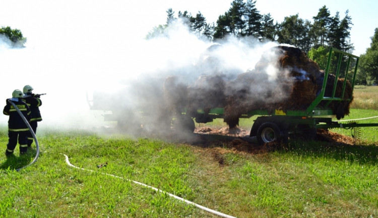 Požár v Hlavici. Foto: HZS LK