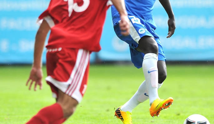 Slovan proti Rize. Foto: Jaroslav Appeltauer