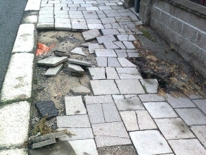 Následky přívalového deště. Foto: MML/Zuzana Minstrová