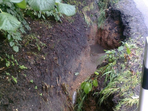 Následky přívalového deště. Foto: MML/Zuzana Minstrová