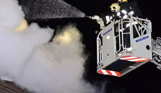 Požár ve Starém Dubu. Foto: HZSLK