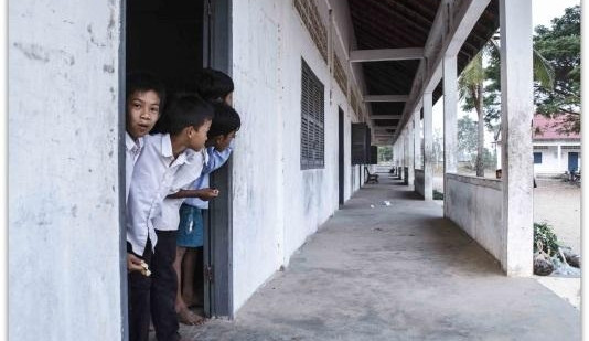 Škola v Kambodži. Foto: Jaroslav Čapek