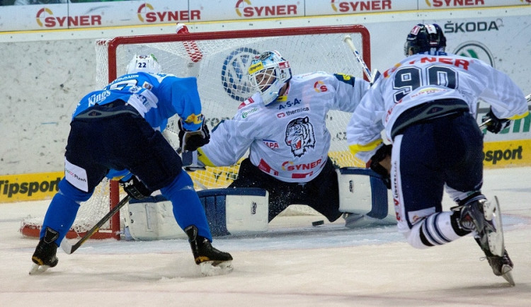 Schwarz v zákroku. Foto: Bílí Tygři Liberec/Bořivoj Černý