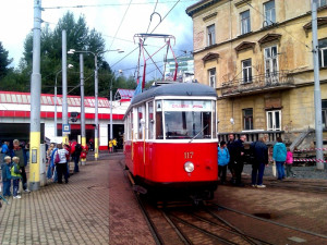 Den otevřených dveří ve vozovně dopravního podniku