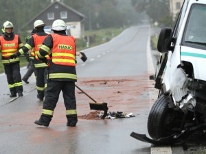 Nehoda u Dětřichova. Foto: HZSLK