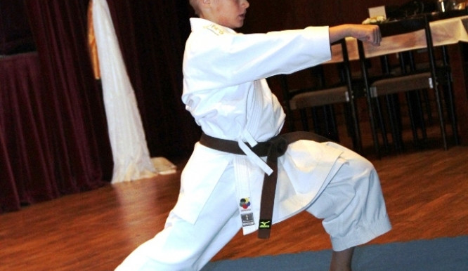 Karatista Matěj Říha z Liberce