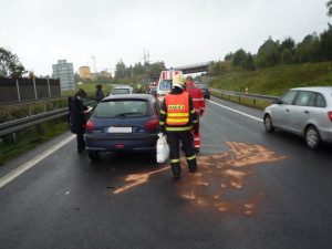 Nehoda na rychlostce. Foto: HZSLK