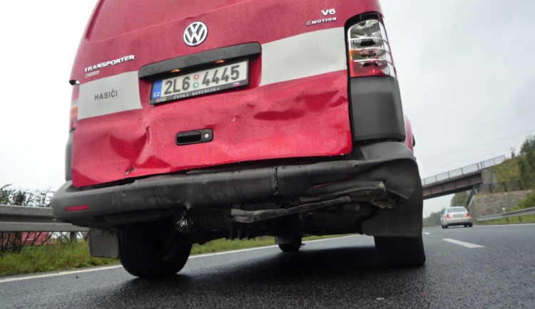 Nehoda na rychlostce. Foto: HZSLK