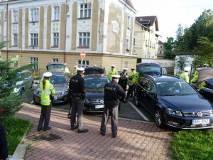 Passaty před páteční akcí. Foto: Policie ČR