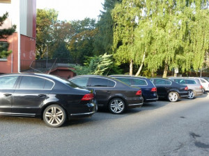 Passaty před páteční akcí. Foto: Policie ČR
