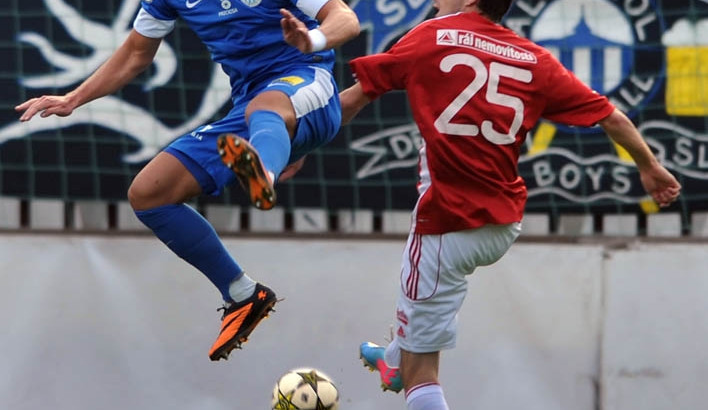 Na Žižkově Slovan vypadl z poháru. Foto: Jaroslav Appeltauer
