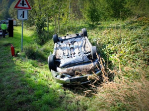 Nehoda v Malé Skále. Foto: Policie ČR