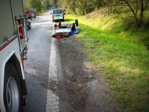 Nehoda v Malé Skále. Foto: Policie ČR