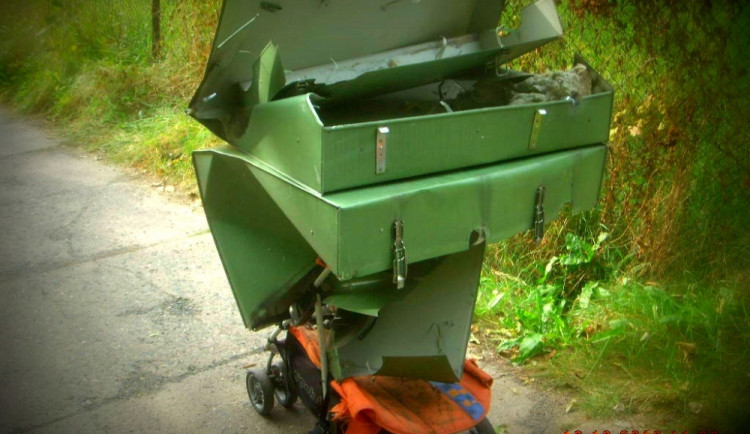 Ukradený obal parovodu. Foto: Městská policie Liberec