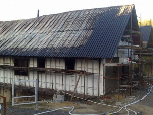 Požár na Dlouhém Mostě. Foto: SDH Rychnov u Jablonce