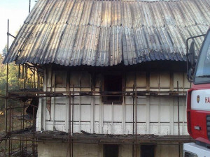 Požár na Dlouhém Mostě. Foto: SDH Rychnov u Jablonce