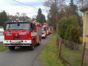 Požár na Dlouhém Mostě. Foto: SDH Rychnov u Jablonce