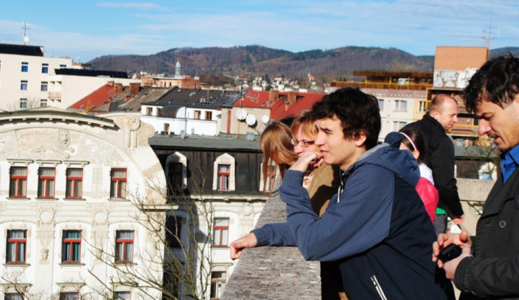 Vyhlídka z věže zámku.