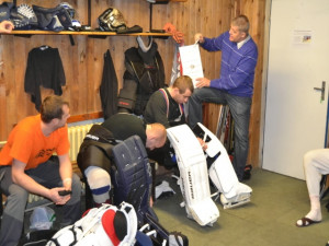 Hokejový tým Krajského ředitelství policie Libereckého kraje. Foto: Policie ČR